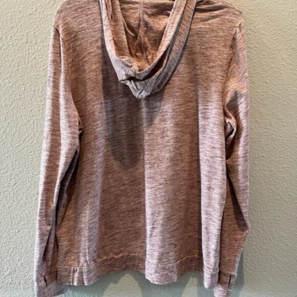 AnyBody Cozy Knit Jersey Message Hoodie - Picture 6 of 6